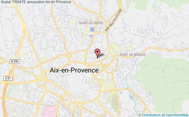 plan association Trinite Aix-en-Provence