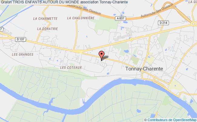 plan association Trois Enfants Autour Du Monde Tonnay-Charente
