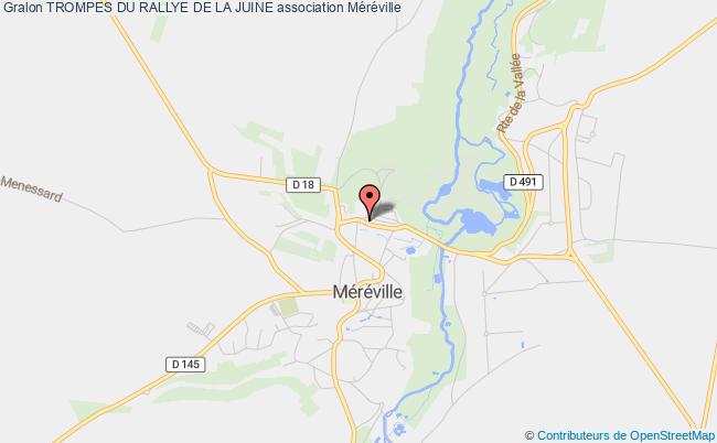plan association Trompes Du Rallye De La Juine Méréville