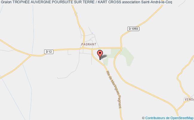 plan association TrophÉe Auvergne Poursuite Sur Terre / Kart Cross Saint-André-le-Coq