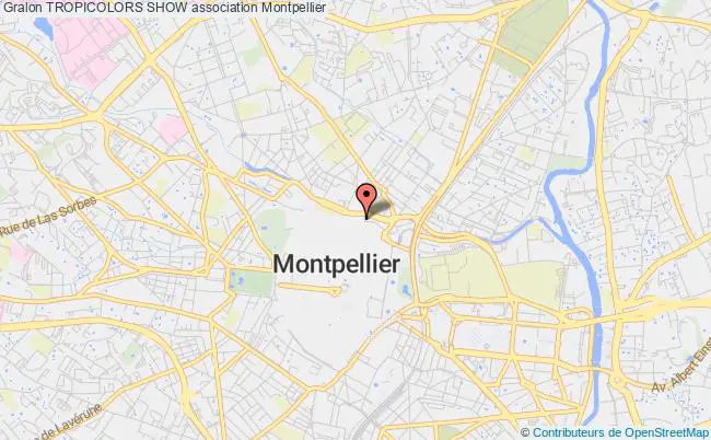 plan association Tropicolors Show Montpellier