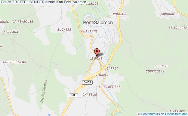 plan association Trotte - Sentier Pont-Salomon