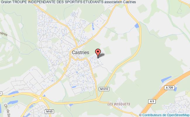 plan association Troupe Independante Des Sportifs Etudiants Castries