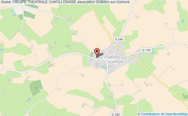 plan association Troupe Theatrale Chatillonaise Châtillon-sur-Colmont