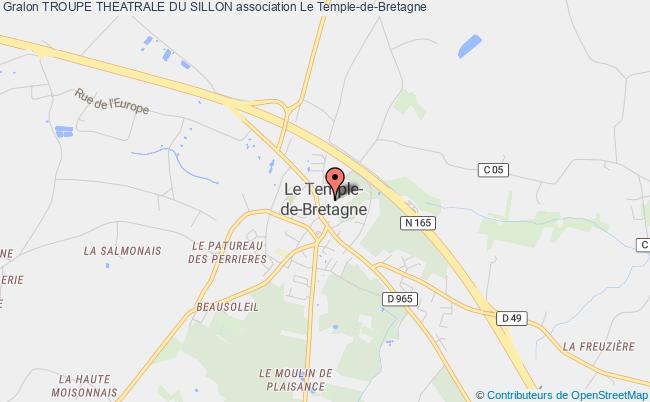 plan association Troupe Theatrale Du Sillon Le Temple-de-Bretagne