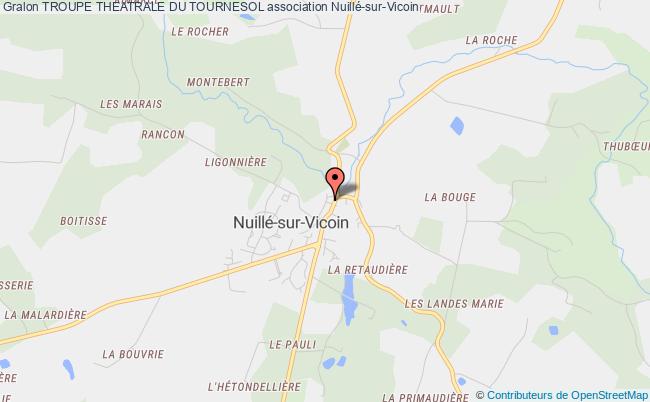plan association Troupe Theatrale Du Tournesol Nuillé-sur-Vicoin