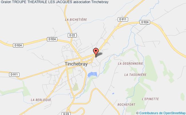 plan association Troupe Theatrale Les Jacques Tinchebray