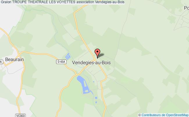 plan association Troupe Theatrale Les Voyettes Vendegies-au-Bois