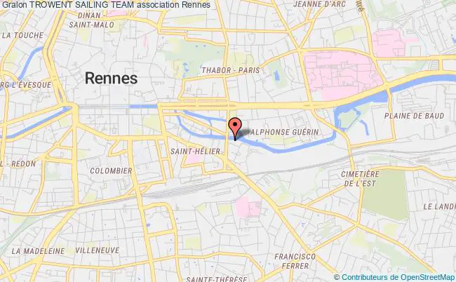 plan association Trowent Sailing Team Rennes