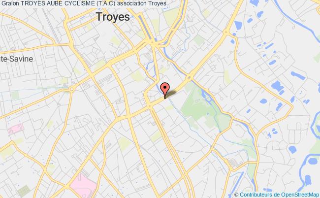 plan association Troyes Aube Cyclisme (t.a.c) Troyes