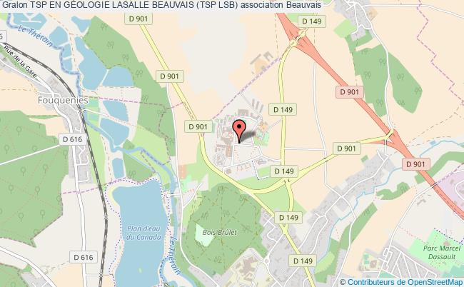 plan association Tsp En GÉologie Lasalle Beauvais (tsp Lsb) Beauvais