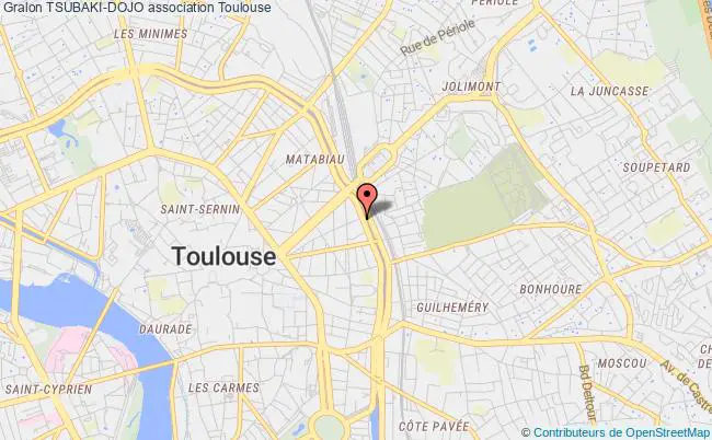 plan association Tsubaki-dojo Toulouse