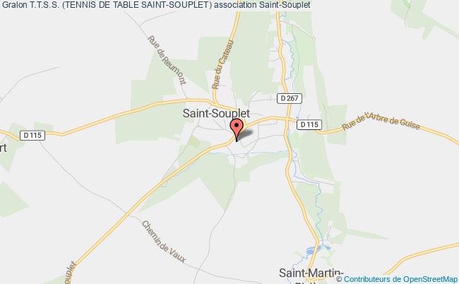 plan association T.t.s.s. (tennis De Table Saint-souplet) Saint-Souplet