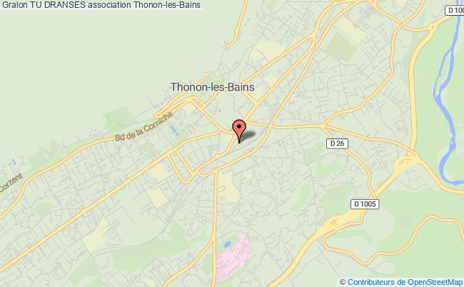 plan association Tu Dranses Thonon-les-Bains