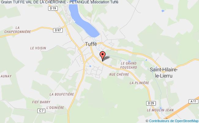 plan association Tuffe Val De La Cheronne - Petanque Tuffé Val de la Chéronne