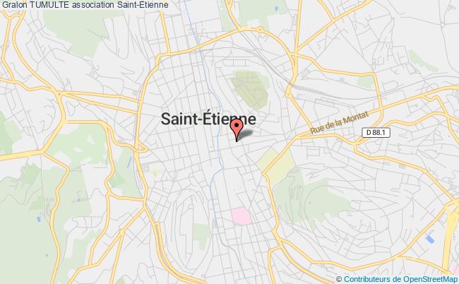 plan association Tumulte Saint-Étienne