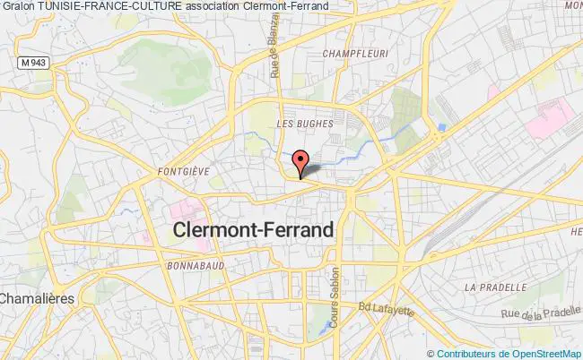 plan association Tunisie-france-culture Clermont-Ferrand