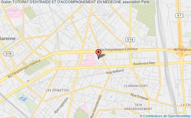 plan association Tutorat D'entraide Et D'accompagnement En MÉdecine Paris