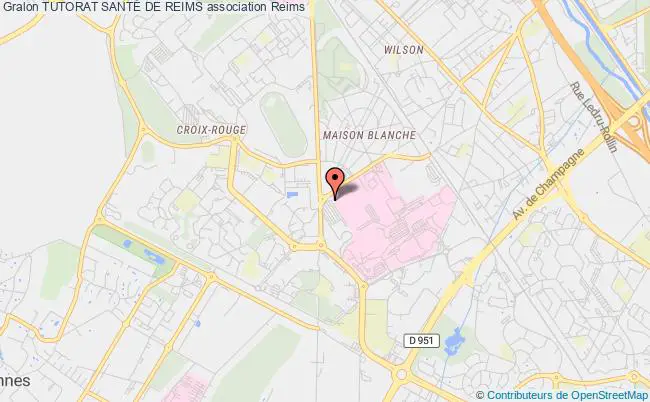 plan association Tutorat SantÉ De Reims Reims