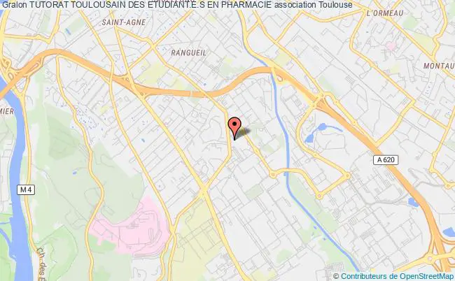 plan association Tutorat Toulousain Des Etudiant.e.s En Pharmacie Toulouse