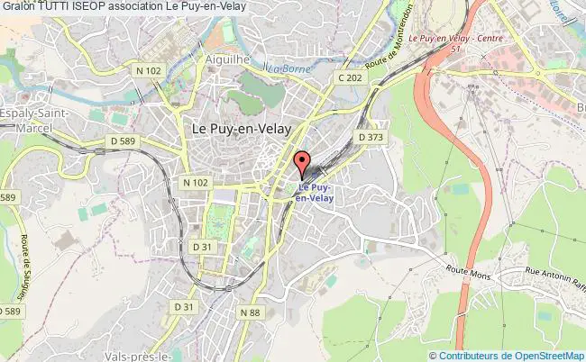 plan association Tutti Iseop Le    Puy-en-Velay