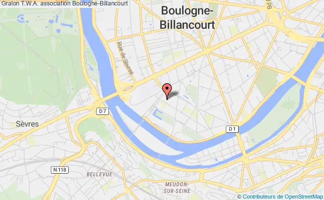 plan association T.w.a. Boulogne-Billancourt