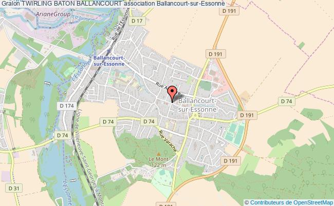 plan association Twirling Baton Ballancourt Ballancourt-sur-Essonne