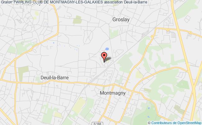 plan association Twirling Club De Montmagny-les-galaxies Deuil-la-Barre