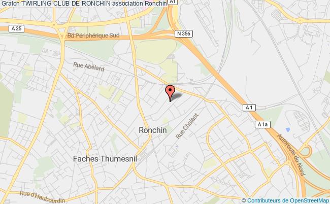 plan association Twirling Club De Ronchin Ronchin