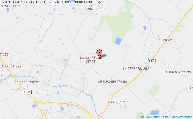 plan association Twirling Club Fulgentais Saint-Fulgent