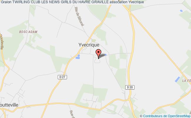 plan association Twirling Club Les News Girls Du Havre Graville Yvecrique