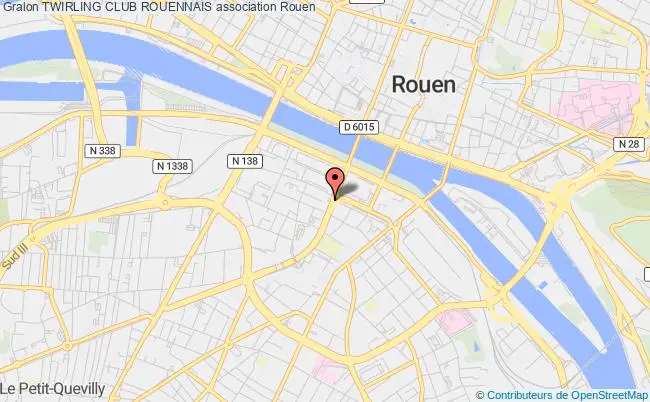 plan association Twirling Club Rouennais Rouen