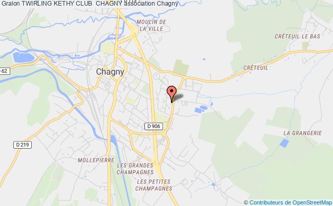 plan association Twirling Kethy Club  Chagny Chagny