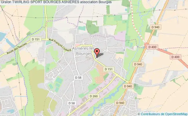 plan association Twirling Sport Bourges Asnieres Bourges
