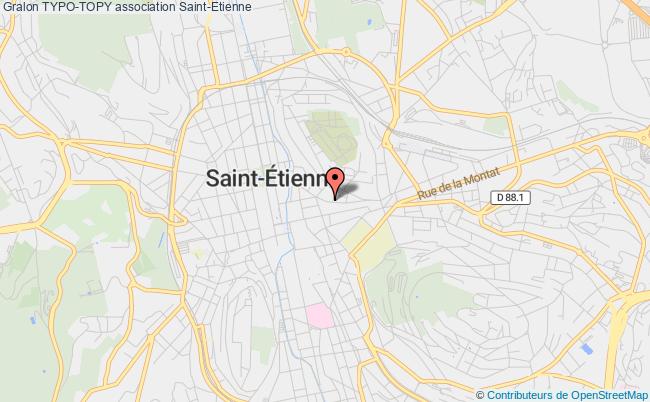 plan association Typo-topy Saint-Étienne