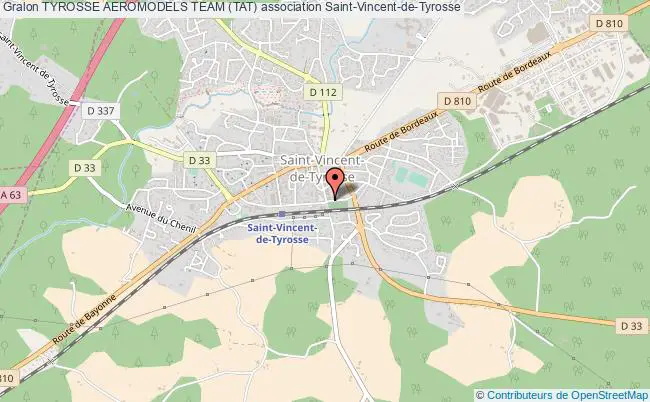 plan association Tyrosse Aeromodels Team (tat) Saint-Vincent-de-Tyrosse