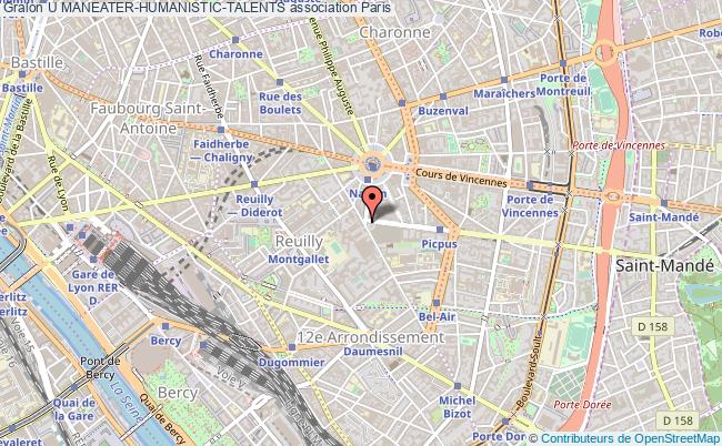 plan association U Maneater-humanistic-talents Paris