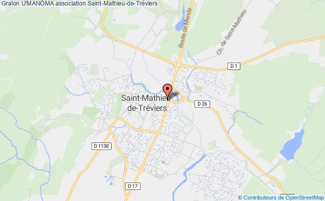 plan association U'manÔma Saint-Mathieu-de-Tréviers