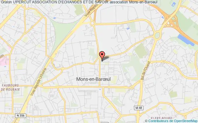 plan association U'percut Association D'echanges Et De Savoir Mons-en-Baroeul