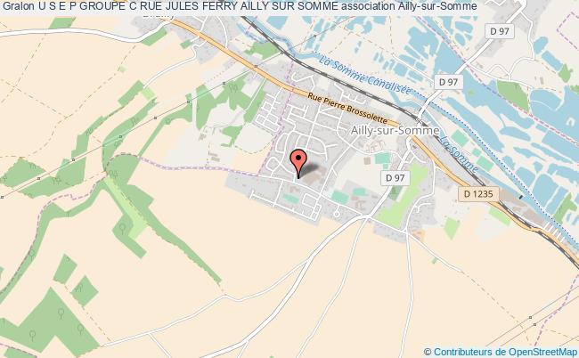 plan association U S E P Groupe C Rue Jules Ferry Ailly Sur Somme Ailly-sur-Somme