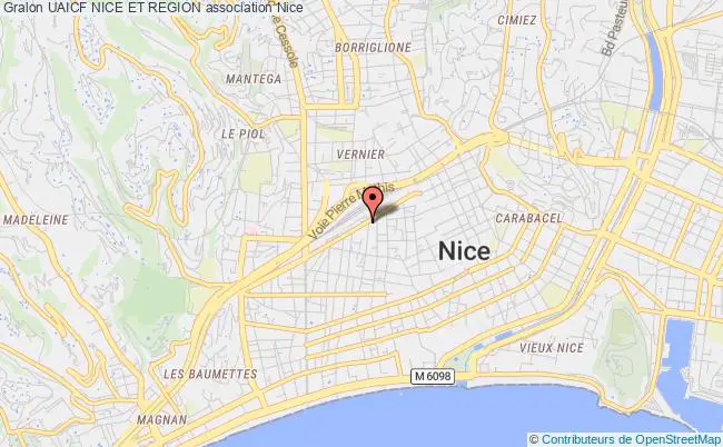 plan association Uaicf Nice Et Region Nice