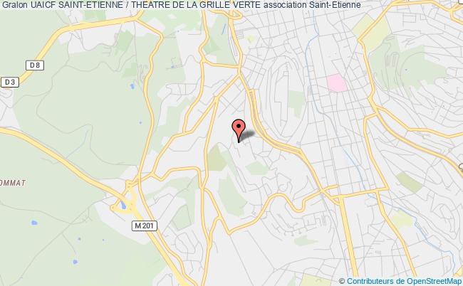 plan association Uaicf Saint-etienne / Theatre De La Grille Verte Saint-Étienne