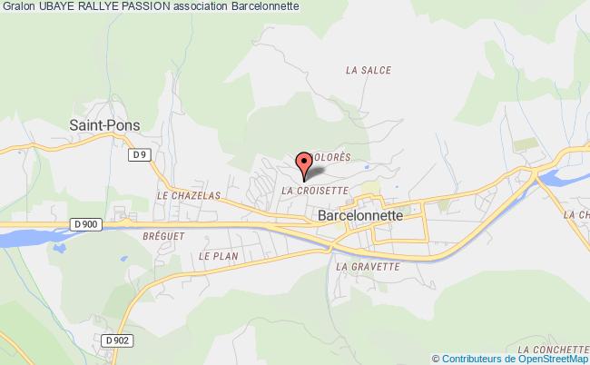 plan association Ubaye Rallye Passion Barcelonnette