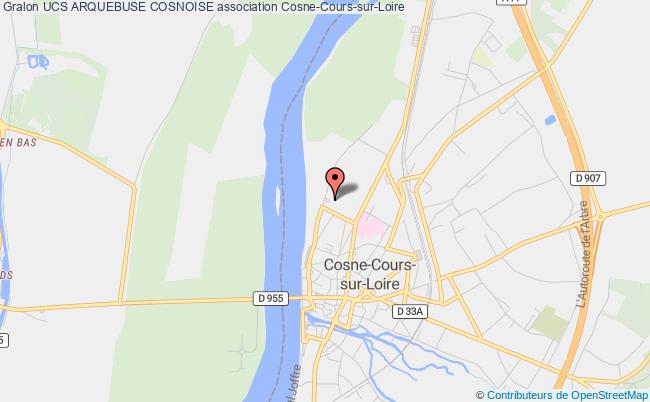 plan association Ucs Arquebuse Cosnoise Cosne-Cours-sur-Loire