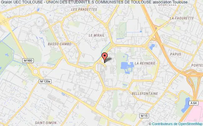 plan association Uec Toulouse - Union Des Etudiant.e.s Communistes De Toulouse Toulouse