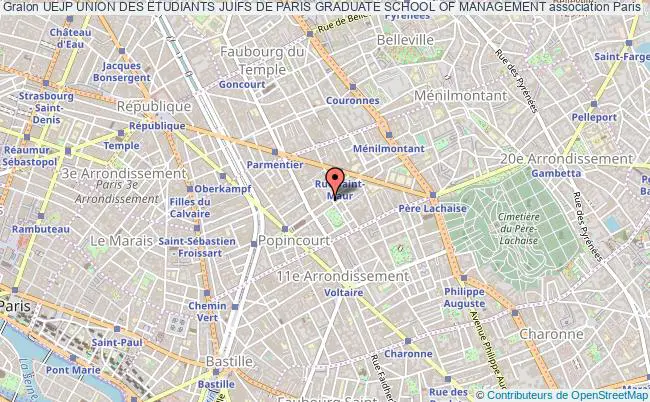 plan association Uejp Union Des Etudiants Juifs De Paris Graduate School Of Management Paris
