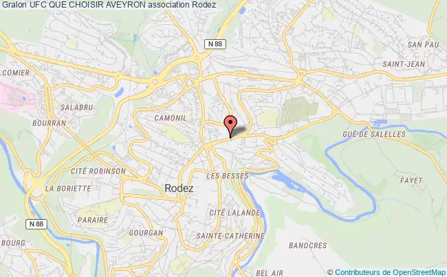 plan association Ufc Que Choisir Aveyron Rodez