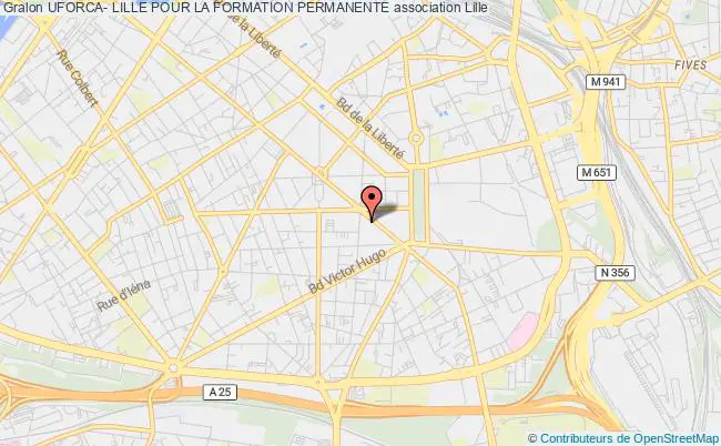 plan association Uforca- Lille Pour La Formation Permanente Lille