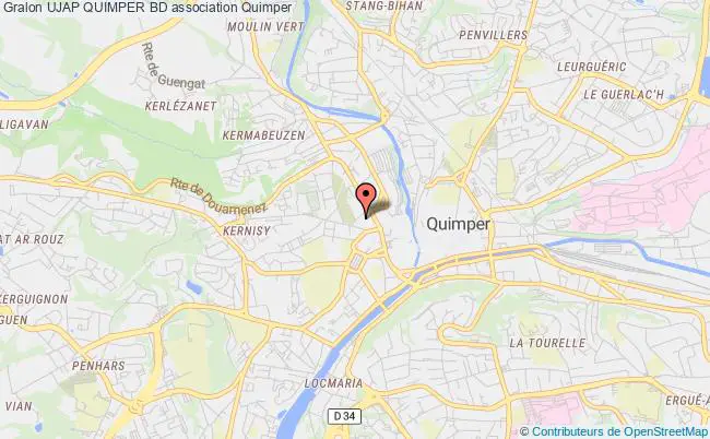 plan association Ujap Quimper Bd Quimper