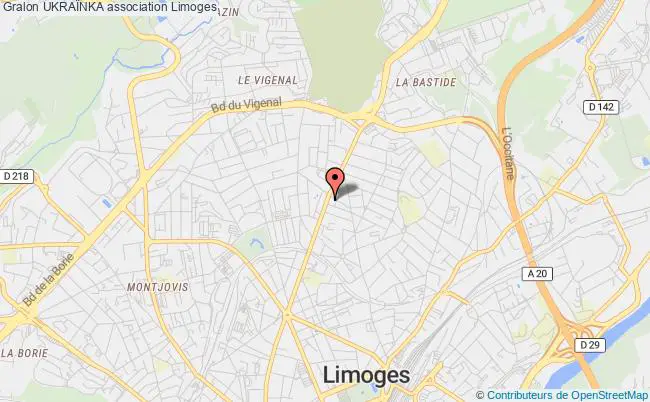 plan association UkraÏnka Limoges